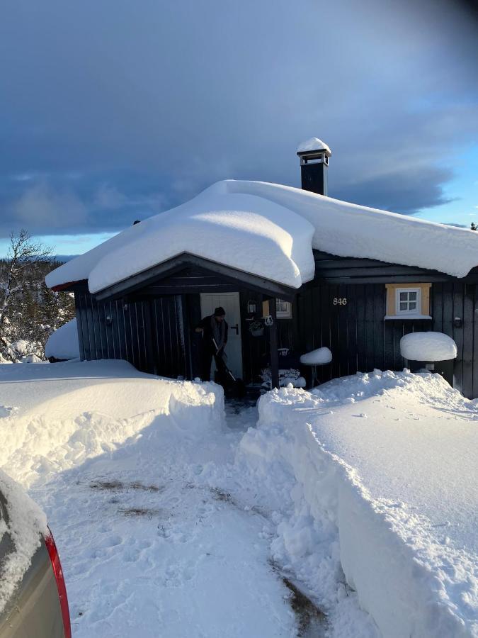 Cabin In The Mountain, Outstanding View & Solar Energy Vollen المظهر الخارجي الصورة