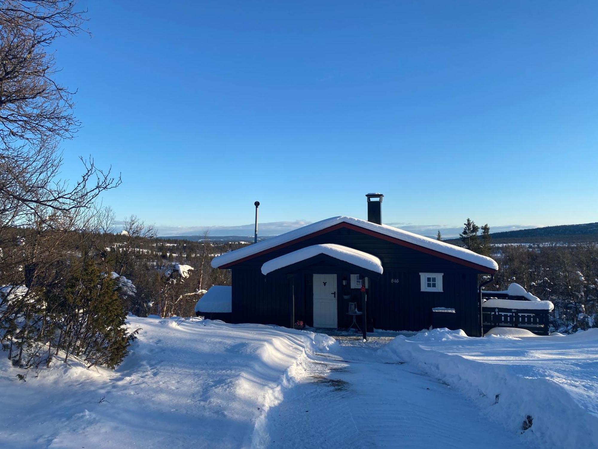 Cabin In The Mountain, Outstanding View & Solar Energy Vollen المظهر الخارجي الصورة